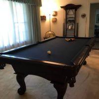 American Heritage Slate Pool Table and Accessories